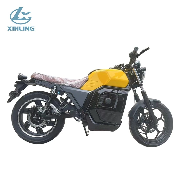 72V 5000W High Speed Electric Motorcycle-Yellow